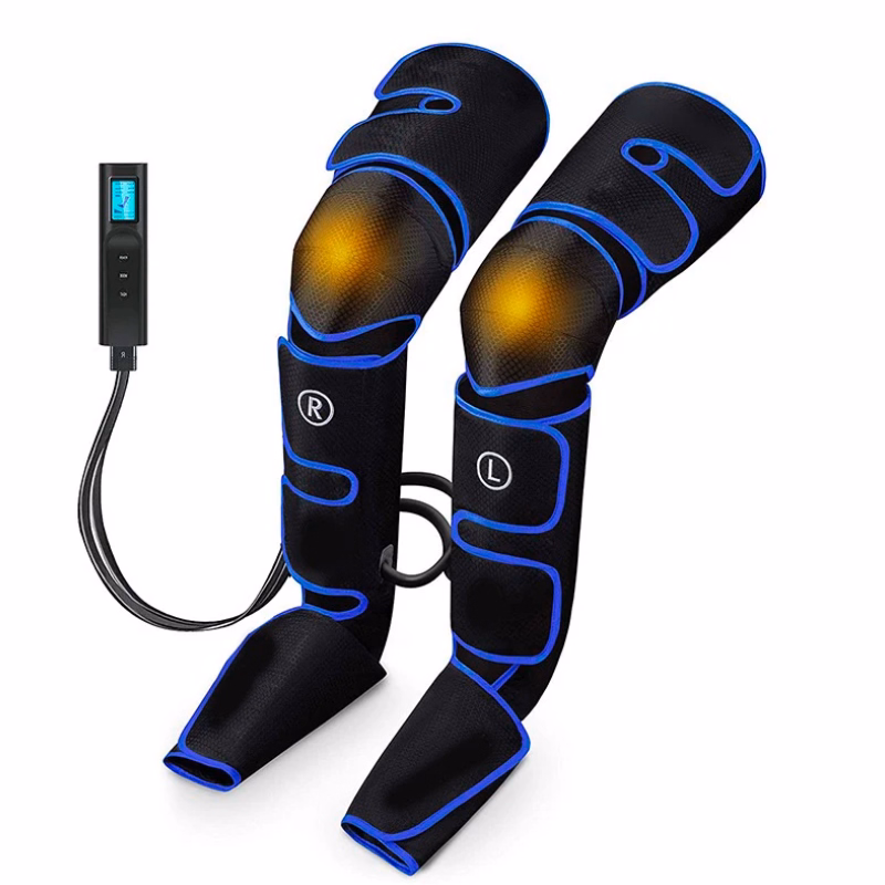 Massage pressothérapie jambes avec chaleur et compression d’air