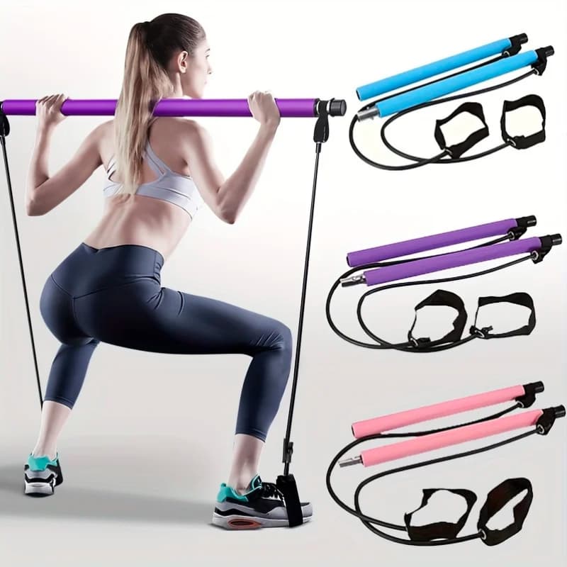 Barre de Pilates multifonctionnelle – Renforcement et flexibilité optimisés