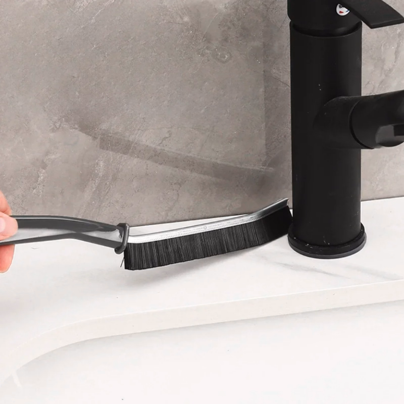 Brosse de Nettoyage des Crevasses Multifonctionnelle - Outils Ménagers pour Angles Morts