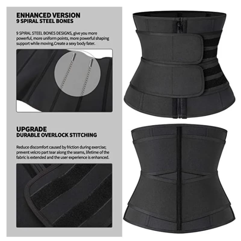 Ceinture de sudation sauna – Brûle-graisse pour une ventre plat