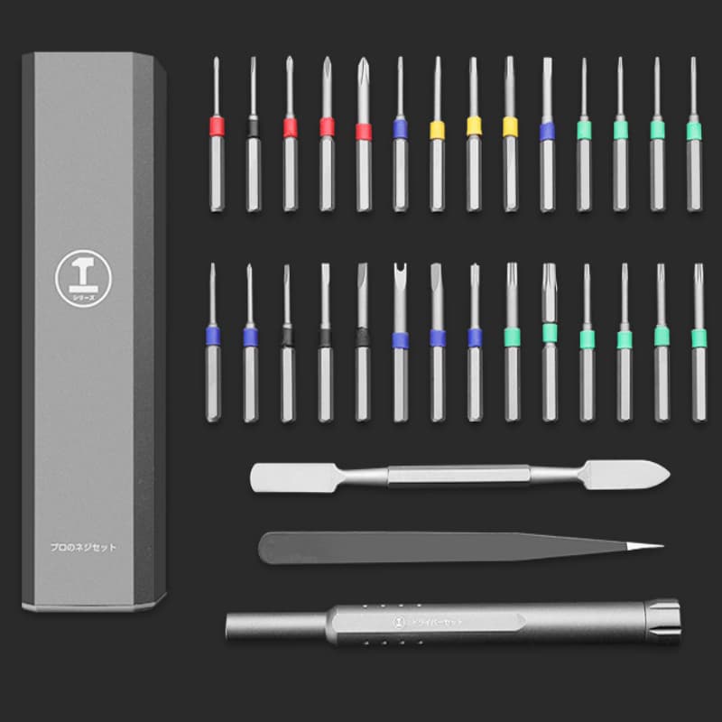 Jeu de Tournevis Magnétiques 44 en 1 - Outils de Réparation Haute Résistance