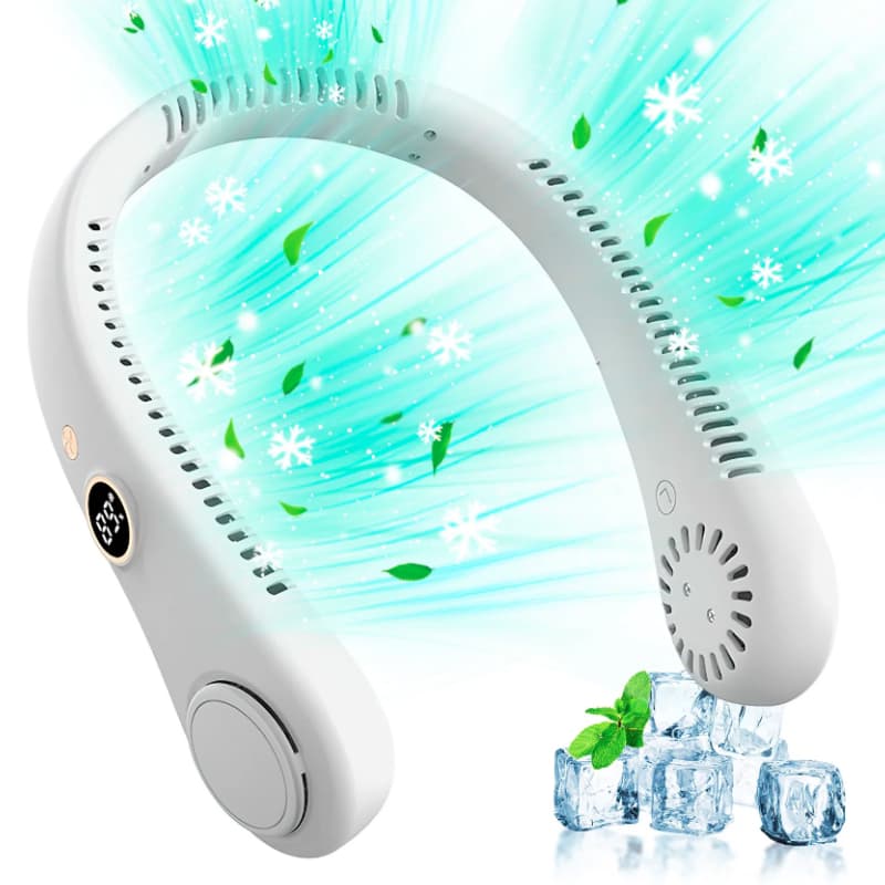 Ventilateur portable sans lame – Refroidissement silencieux et pliable