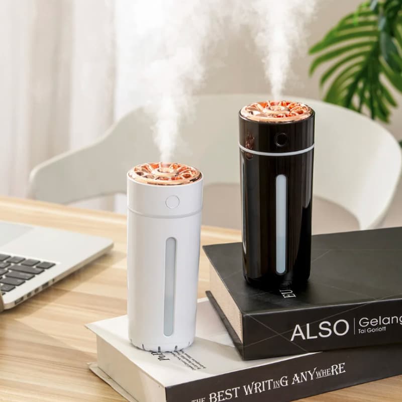 Mini Humidificateur Ultra-Stylé - 360ml & LED