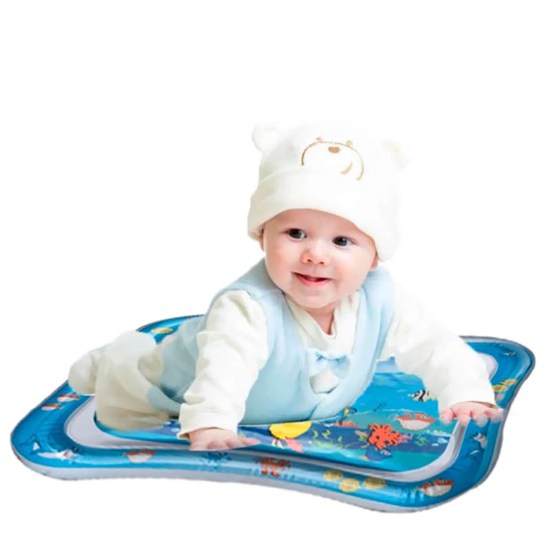Tapis eau gonflable bébé – Activité sensorielle amusante