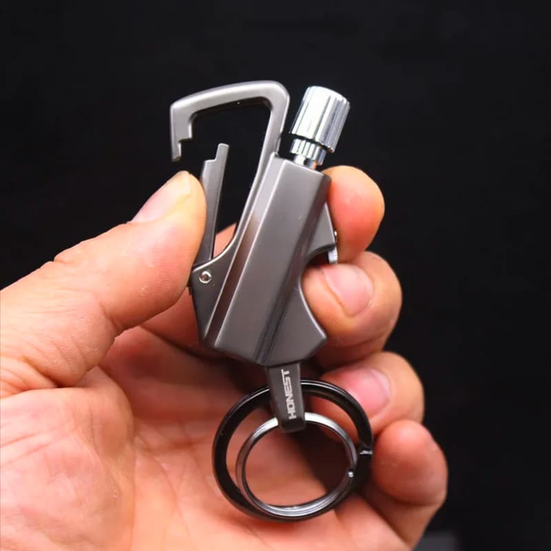 Briquet porte-clés métal ultra-résistant et élégant