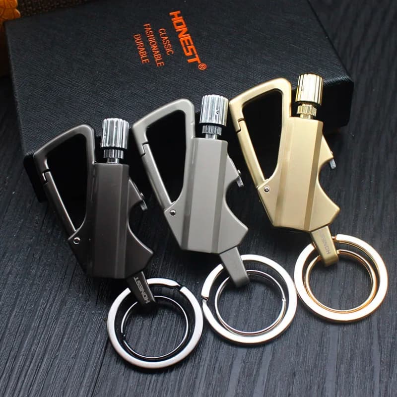Briquet porte-clés métal ultra-résistant et élégant