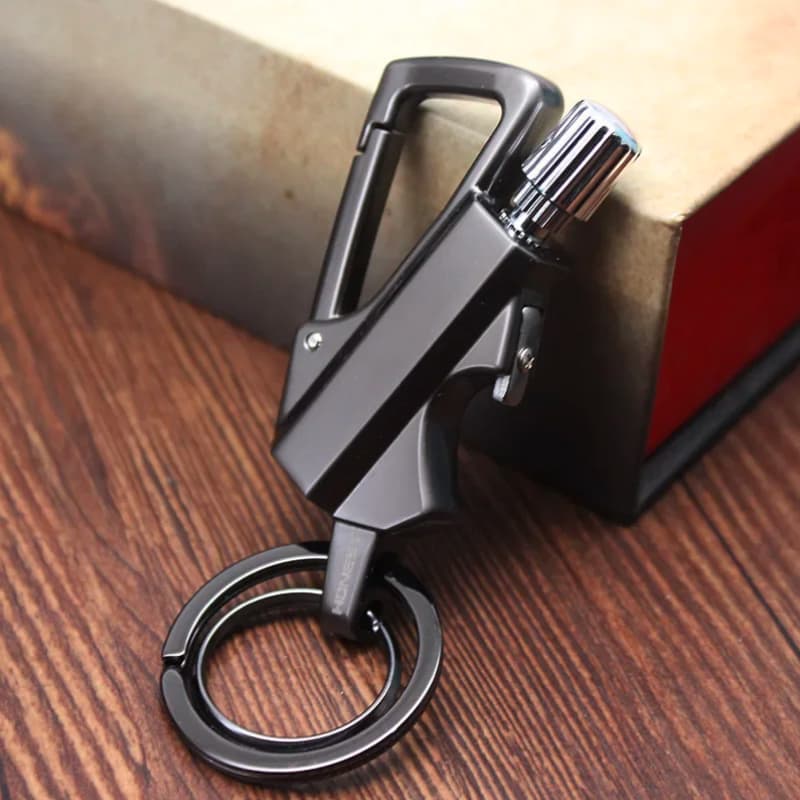 Briquet porte-clés métal ultra-résistant et élégant
