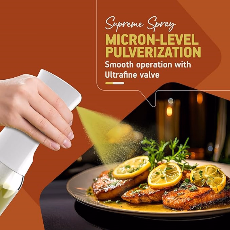 Pulvérisateur d'Huile Premium 300 ml PORTENTUM - Spray Anti-Goutte pour Cuisine