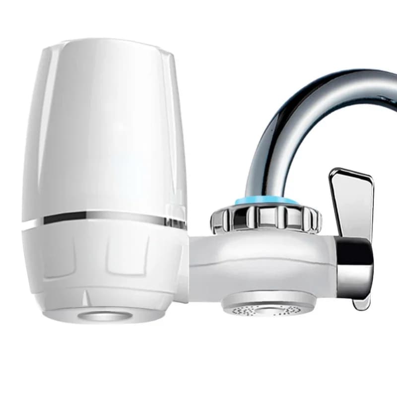 Filtre à Eau pour Robinet de Cuisine - Lot de 8 Filtres en Céramique Lavables avec Noyau, Purificateur à 7 Couches