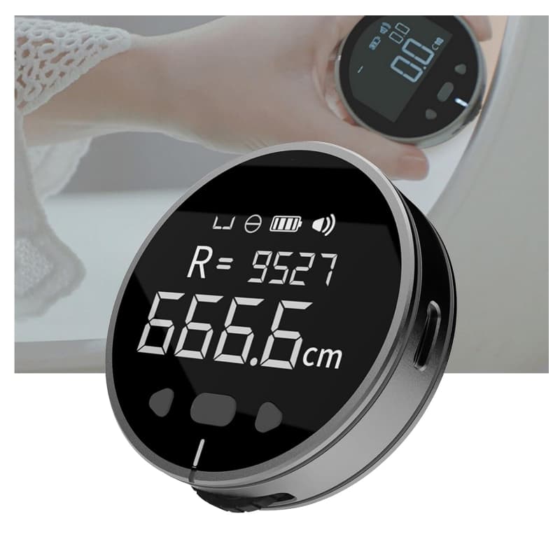 Ruban à Mesurer Électronique Numérique avec Affichage LCD - Outil de Mesure Portable