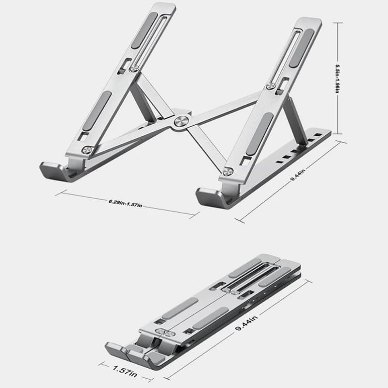 Support ordinateur pliable ergonomique et robuste