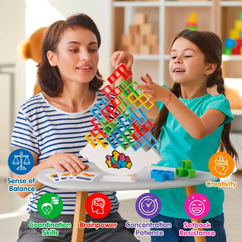 Jeu équilibre enfants – Défi amusant et éducatif
