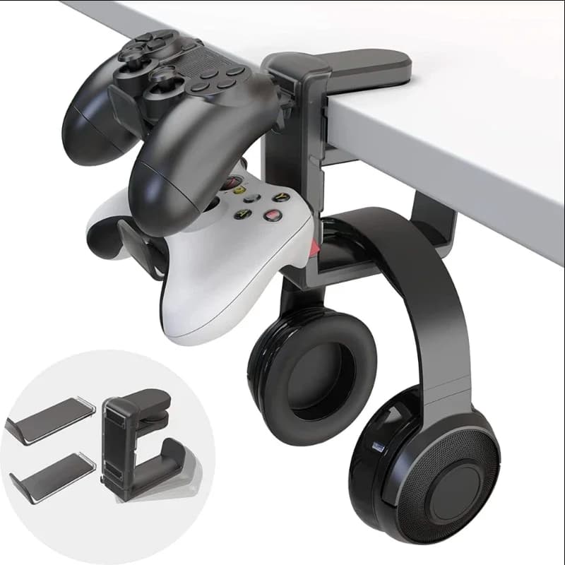 Support casque bureau Rotatif innovant et pratique