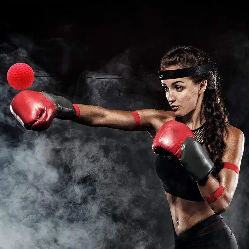 Ballon de boxe vitesse – Améliorez vos réflexes et votre rapidité 6 Balle reflex boxe pour coordination et rapidité