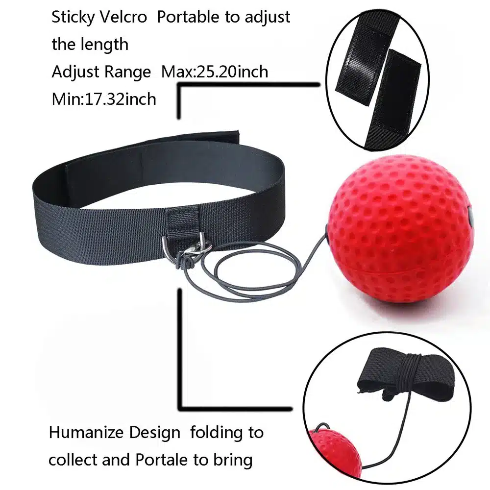 Ballon de boxe vitesse – Améliorez vos réflexes et votre rapidité 8 Ballon de frappe pour amélioration des réflexes