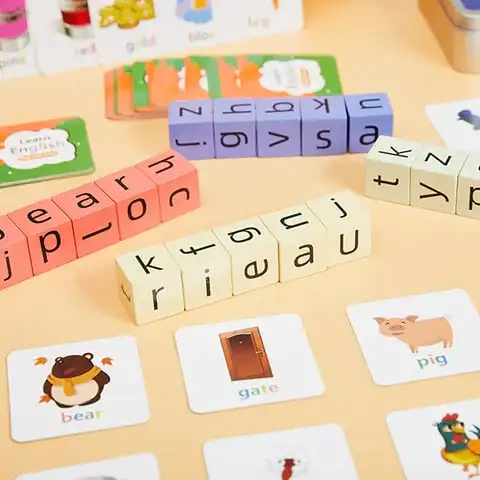 Jeu lettres enfants – Éducatif et Ludique 6 Puzzle alphabet pour apprentissage ludique