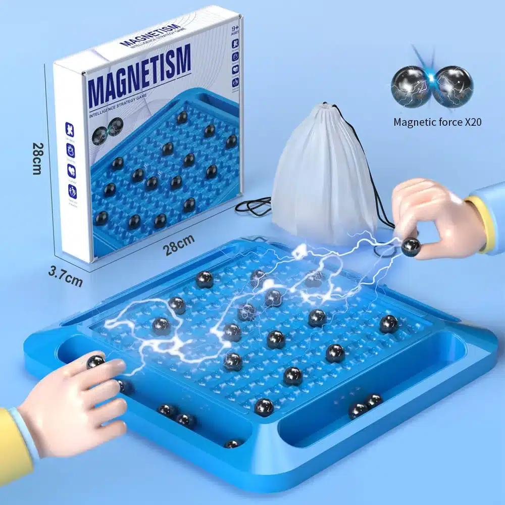 Jeu échecs magnétique portable, éducatif et interactif 02