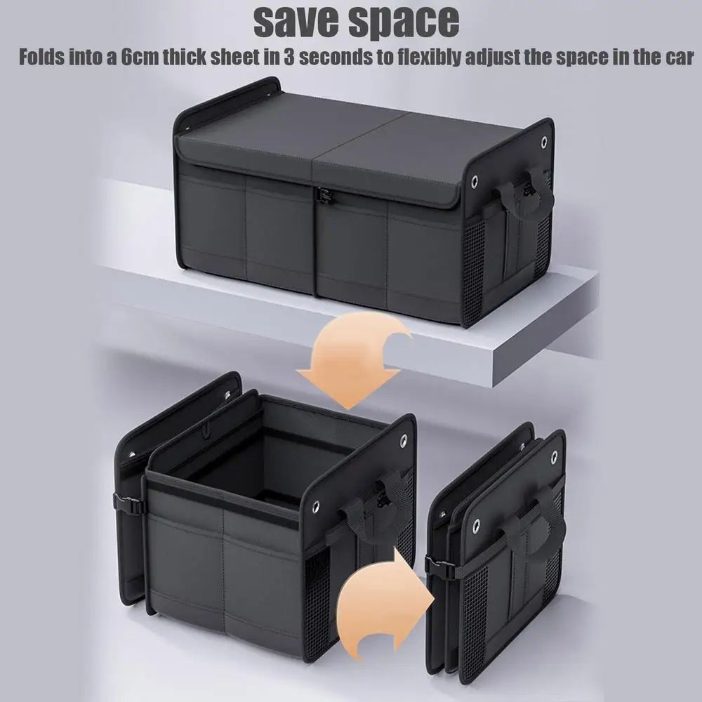 Sac de Coffre Voiture – Rangement Pratique & Durable 11 Rangement pliable voiture pour accessoires 02