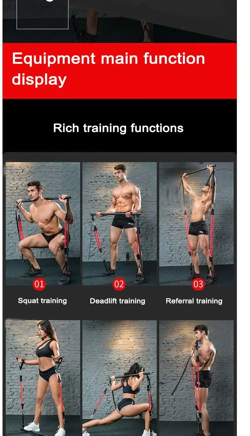 Bande élastique musculation – Renforcement et flexibilité optimale 7 Bande tension fitness pour squats et yoga
