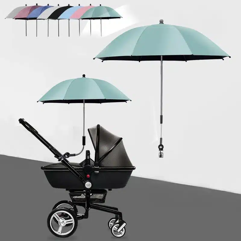 Parapluie poussette bébé protection UV