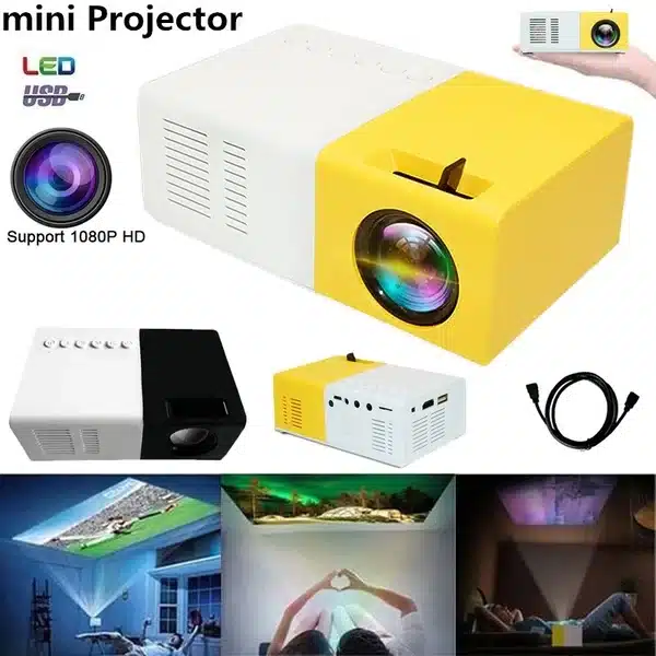 Mini Projecteur Portable – Cinéma HD Compact & Puissant 5 Mini projecteur portable LED HD